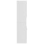 Badezimmerschrank aus glänzend weißem Sperrholz, 30 x 30 x 130 cm von vidaXL, Badezimmermöbel - Ref: Foro24-805003, Preis: 82...