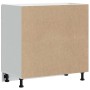 Mueble bajo de cocina Lucca blanca de alto brillo von , Küchenschränke - Ref: Foro24-853739, Preis: 115,80 €, Rabatt: %
