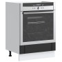 Armario de horno Lucca negra madera reconstituida von , Küchenschränke - Ref: Foro24-853758, Preis: 66,14 €, Rabatt: %