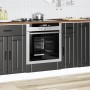 Armario de horno Lucca negra madera reconstituida von , Küchenschränke - Ref: Foro24-853758, Preis: 66,14 €, Rabatt: %