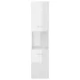 Glossy white plywood bathroom cabinet 30x30x130 cm by vidaXL, Bathroom furniture - Ref: Foro24-805003, Price: 79,03 €, Discou...