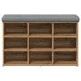 Banco zapatero madera de ingeniería roble artisan 82x32x50 cm von , Bänke für Hallen und Lager - Ref: Foro24-857624, Preis: 8...