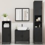 Juego de muebles de baño 4 pzas madera contrachapada negro von , Badezimmermöbel - Ref: Foro24-3301185, Preis: 365,03 €, Raba...