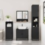 Juego de muebles de baño 4 pzas madera contrachapada negro by , Bathroom furniture - Ref: Foro24-3301215, Price: 366,97 €, Di...
