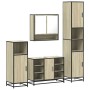 Juego de muebles de baño 4 pzas contrachapada roble sonoma by , Bathroom furniture - Ref: Foro24-3301241, Price: 397,56 €, Di...