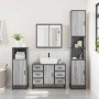 Set de muebles de baño 4 pzas madera contrachapada gris sonoma by , Bathroom furniture - Ref: Foro24-3301203, Price: 482,26 €...