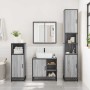 Set de muebles de baño 4 pzas madera contrachapada gris sonoma von , Badezimmermöbel - Ref: Foro24-3301208, Preis: 434,28 €, ...