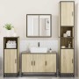 Juego de muebles de baño 4 pzas contrachapada roble sonoma von , Badezimmermöbel - Ref: Foro24-3301191, Preis: 407,84 €, Raba...