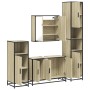 Juego de muebles de baño 4 pzas contrachapada roble sonoma von , Badezimmermöbel - Ref: Foro24-3301191, Preis: 407,84 €, Raba...