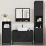 Juego de muebles de baño 4 pzas madera contrachapada negro by , Bathroom furniture - Ref: Foro24-3301220, Price: 446,37 €, Di...