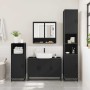 Juego de muebles de baño 4 pzas madera contrachapada negro by , Bathroom furniture - Ref: Foro24-3301220, Price: 446,37 €, Di...
