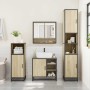 Juego de muebles de baño 4 pzas contrachapada roble sonoma von , Badezimmermöbel - Ref: Foro24-3301236, Preis: 345,27 €, Raba...