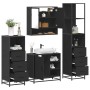 Juego de muebles de baño 4 pzas madera contrachapada negro von , Badezimmermöbel - Ref: Foro24-3301295, Preis: 347,40 €, Raba...