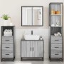 Set de muebles de baño 4 pzas madera contrachapada gris sonoma von , Badezimmermöbel - Ref: Foro24-3301248, Preis: 342,24 €, ...
