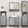 Set de muebles de baño 4 pzas madera contrachapada gris sonoma von , Badezimmermöbel - Ref: Foro24-3301288, Preis: 374,16 €, ...