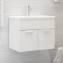 Waschbeckenschrank aus weißem Sperrholz, 60 x 38,5 x 46 cm von vidaXL, Badezimmermöbel - Ref: Foro24-804647, Preis: 39,43 €, ...