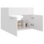 Waschbeckenschrank aus weißem Sperrholz, 60 x 38,5 x 46 cm von vidaXL, Badezimmermöbel - Ref: Foro24-804647, Preis: 39,43 €, ...