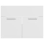 Waschbeckenschrank aus weißem Sperrholz, 60 x 38,5 x 46 cm von vidaXL, Badezimmermöbel - Ref: Foro24-804647, Preis: 38,38 €, ...