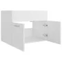 Waschbeckenschrank aus weißem Sperrholz, 60 x 38,5 x 46 cm von vidaXL, Badezimmermöbel - Ref: Foro24-804647, Preis: 39,43 €, ...