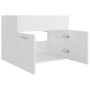 Waschbeckenschrank aus weißem Sperrholz, 60 x 38,5 x 46 cm von vidaXL, Badezimmermöbel - Ref: Foro24-804647, Preis: 38,38 €, ...