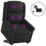 Sillón de masaje elevable eléctrico negro brillante de , Sillones - Ref: Foro24-3303424, Precio: 310,04 €