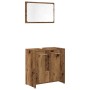 Juego de muebles de baño 3 piezas madera ingeniería envejecida by , Bathroom furniture - Ref: Foro24-3328559, Price: 117,99 €...