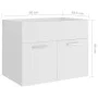 Waschbeckenschrank aus weißem Sperrholz, 60 x 38,5 x 46 cm von vidaXL, Badezimmermöbel - Ref: Foro24-804647, Preis: 39,43 €, ...