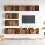 Conjunto de mueble de TV 6 piezas montado la pared madera vieja von , TV-Möbel - Ref: Foro24-3329149, Preis: 289,93 €, Rabatt: %