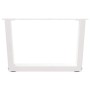 Patas para mesa de comedor forma V 2 uds blanco 50x(30-31,3) cm by , Table legs - Ref: Foro24-4012609, Price: 57,23 €, Discou...