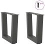Patas para mesa comedor forma V 2 uds antracita 30x(30-31,3) cm von , Tischbeine - Ref: Foro24-4012602, Preis: 44,72 €, Rabat...