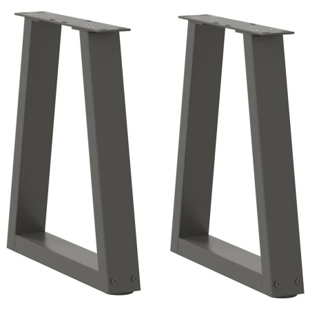 Patas para mesa de comedor en forma de V 2 uds antracita acero de , Patas para mesas - Ref: Foro24-4012546, Precio: 54,51 €, ...