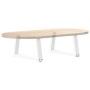Patas para mesa de comedor forma V 2 uds blanco 60x(30-31,3) cm von , Tischbeine - Ref: Foro24-4012533, Preis: 60,81 €, Rabat...