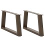 Patas para mesa de comedor en forma de V 2 uds acero natural by , Table legs - Ref: Foro24-4012531, Price: 57,83 €, Discount: %