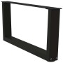 Patas para mesa de comedor forma V 2 uds negro 70x(30-31,3) cm de , Patas para mesas - Ref: Foro24-4012616, Precio: 63,75 €, ...