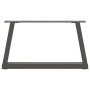 Patas para mesa comedor forma V 2 uds antracita 70x(30-31,3) cm de , Patas para mesas - Ref: Foro24-4012538, Precio: 56,94 €,...