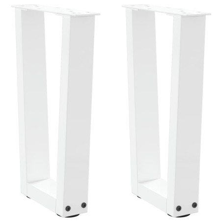 Patas para mesa de comedor en forma de V 2 uds blanco acero von , Tischbeine - Ref: Foro24-4012621, Preis: 51,56 €, Rabatt: %