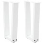 Patas para mesa de comedor en forma de V 2 uds blanco acero von , Tischbeine - Ref: Foro24-4012621, Preis: 51,56 €, Rabatt: %