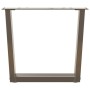Patas para mesa de comedor forma de V 2 uds acero natural acero by , Table legs - Ref: Foro24-4012635, Price: 71,74 €, Discou...