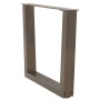 Patas para mesa de comedor forma de V 2 uds acero natural acero by , Table legs - Ref: Foro24-4012635, Price: 71,74 €, Discou...