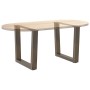 Patas para mesa de comedor forma de V 2 uds acero natural acero by , Table legs - Ref: Foro24-4012635, Price: 71,74 €, Discou...
