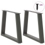 Patas para mesa de comedor en forma de V 2 uds antracita acero by , Table legs - Ref: Foro24-4012550, Price: 66,97 €, Discoun...