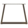 Patas para mesa de comedor forma de V 2 uds acero natural acero by , Table legs - Ref: Foro24-4012559, Price: 79,23 €, Discou...