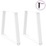 Patas para mesa de comedor en forma de V 2 uds blanco acero von , Tischbeine - Ref: Foro24-4012573, Preis: 101,26 €, Rabatt: %