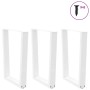 Patas para mesa de comedor forma V 2 uds blanco 70x(72-73,3) cm by , Table legs - Ref: Foro24-4012661, Price: 131,35 €, Disco...