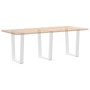 Patas para mesa de comedor forma V 2 uds blanco 70x(72-73,3) cm by , Table legs - Ref: Foro24-4012661, Price: 131,35 €, Disco...