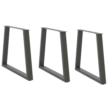 Patas para mesa de comedor en forma de V 3 uds antracita acero by , Table legs - Ref: Foro24-4012586, Price: 139,85 €, Discou...