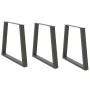Patas para mesa de comedor en forma de V 3 uds antracita acero by , Table legs - Ref: Foro24-4012586, Price: 139,85 €, Discou...