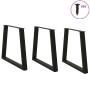 Patas para mesa de comedor en forma de V 3 uds acero negro by , Table legs - Ref: Foro24-4012584, Price: 112,97 €, Discount: %