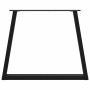 Patas para mesa de comedor en forma de V 3 uds acero negro by , Table legs - Ref: Foro24-4012584, Price: 112,97 €, Discount: %