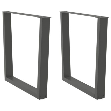 Patas para mesa comedor forma V 2uds antracita 90x(72-73,3) cm by , Table legs - Ref: Foro24-4012654, Price: 105,62 €, Discou...